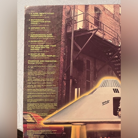 Parliament ‎- Mothership Connection LP Vinyl Album - P FUNK RECORD - Picture 7 of 7